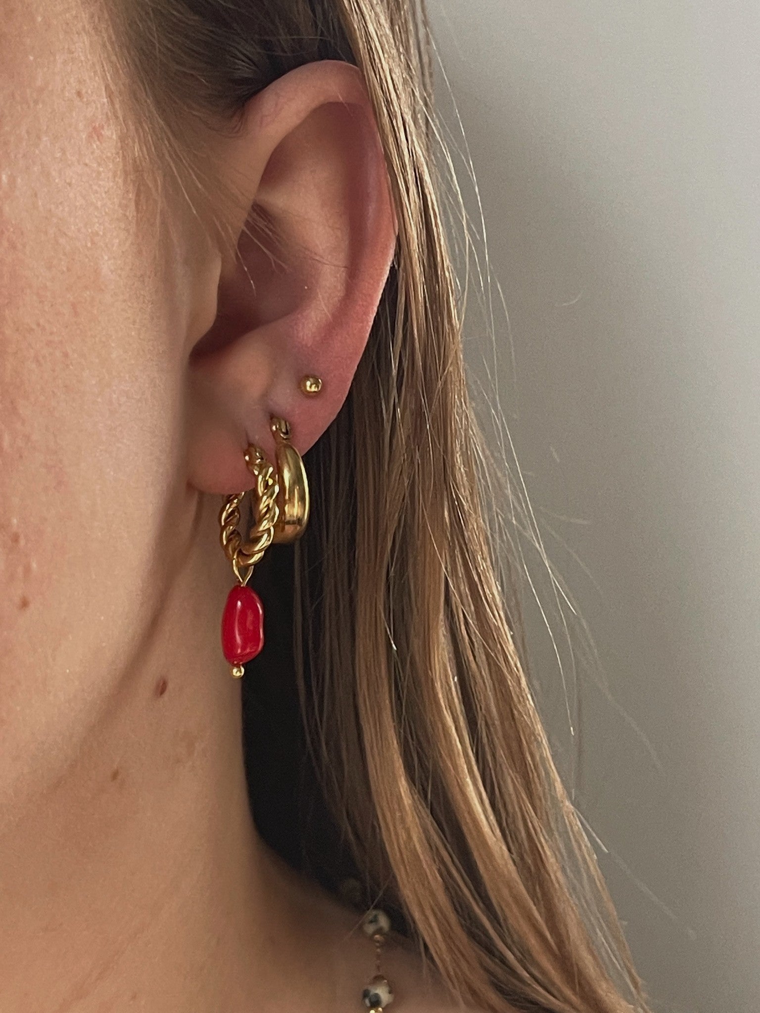 Dolce - Boucles d'oreilles - Acier inoxydable