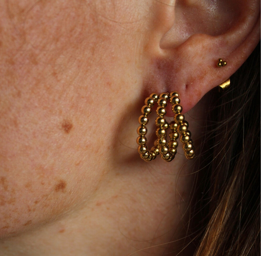 Lenny - Boucles d'oreilles - Acier inoxydable