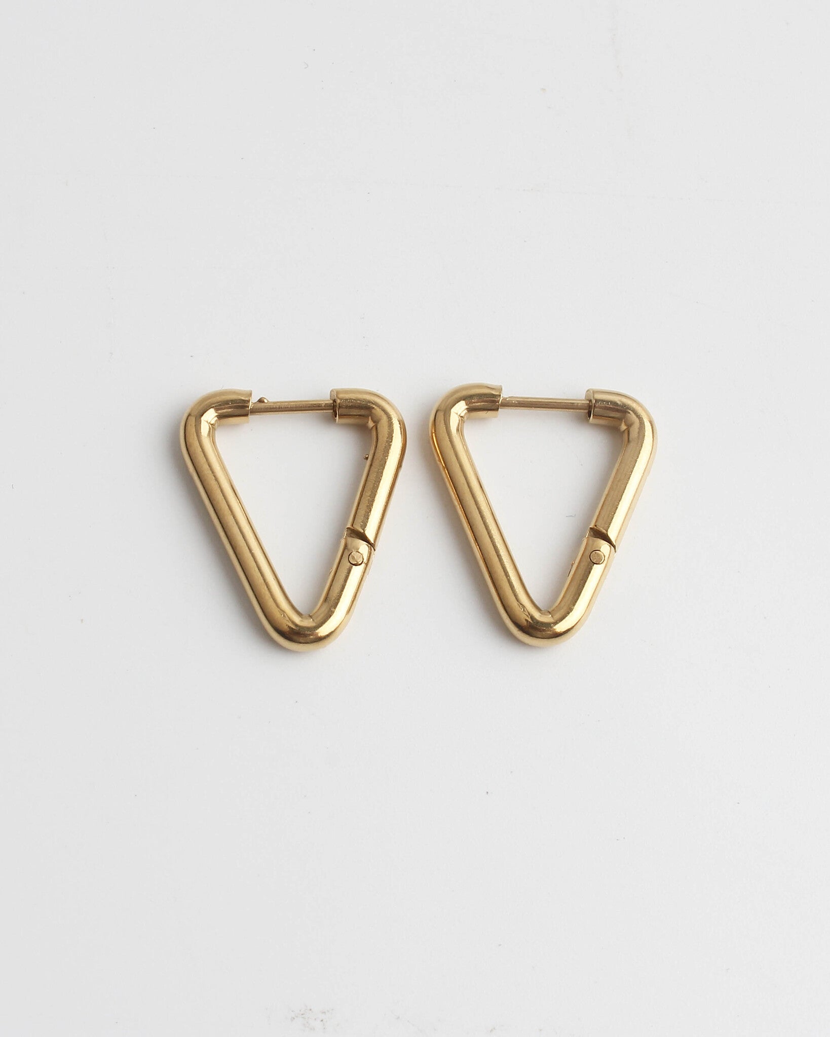 Petit triangle - Boucles d'oreilles - Acier inoxydable