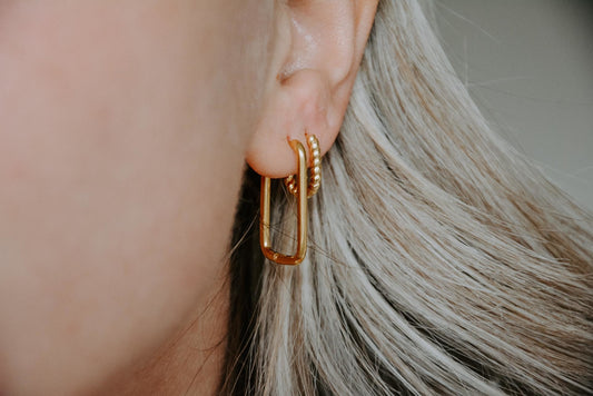 Petite Odette Tournée - Boucles d'oreilles - Acier inoxydable