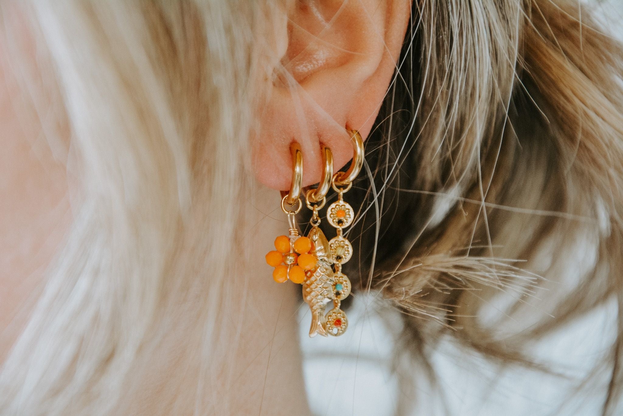 Tiny Flower - Earrings - Stainless Steel