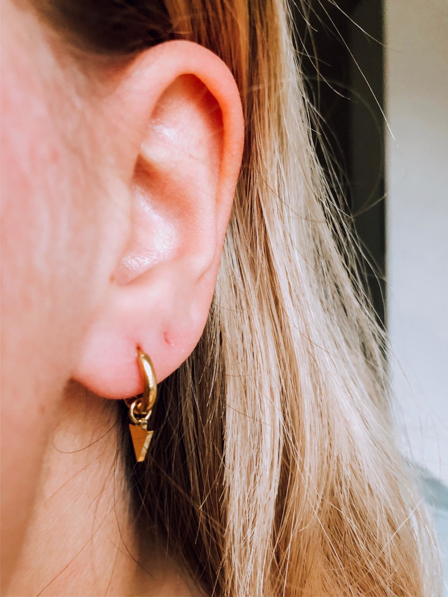 Little Triangle - Boucles d'oreilles - Acier inoxydable