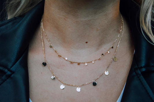 Pièces de monnaie - Collier - Acier inoxydable