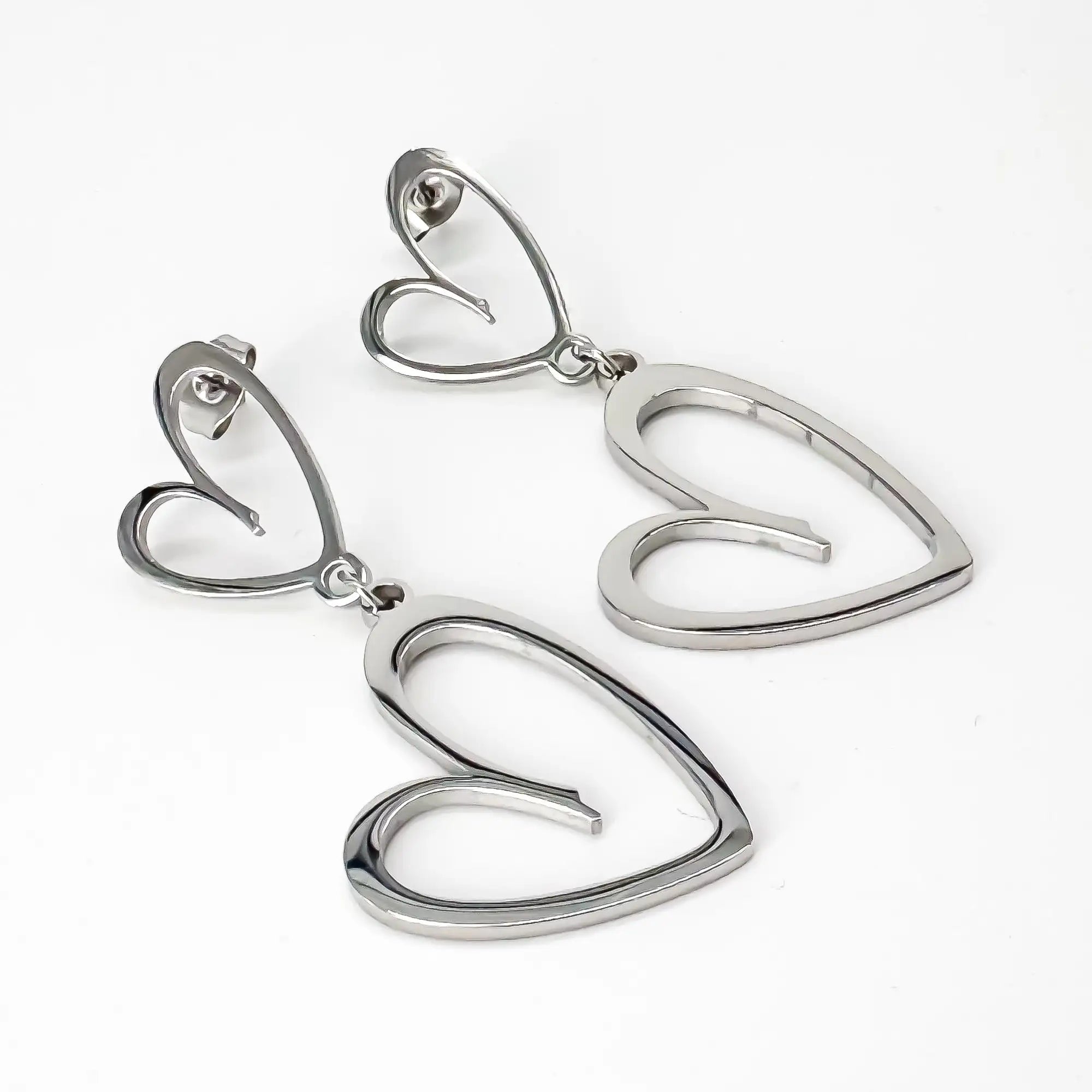 Double love - Boucles d'oreilles - Acier inoxydable