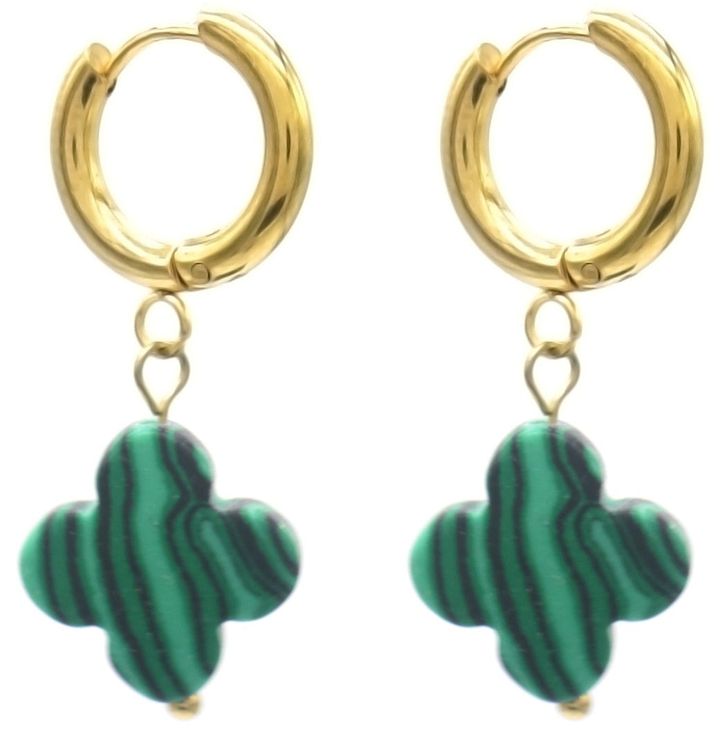 Lucky - Boucles d'oreilles - Acier inoxydable