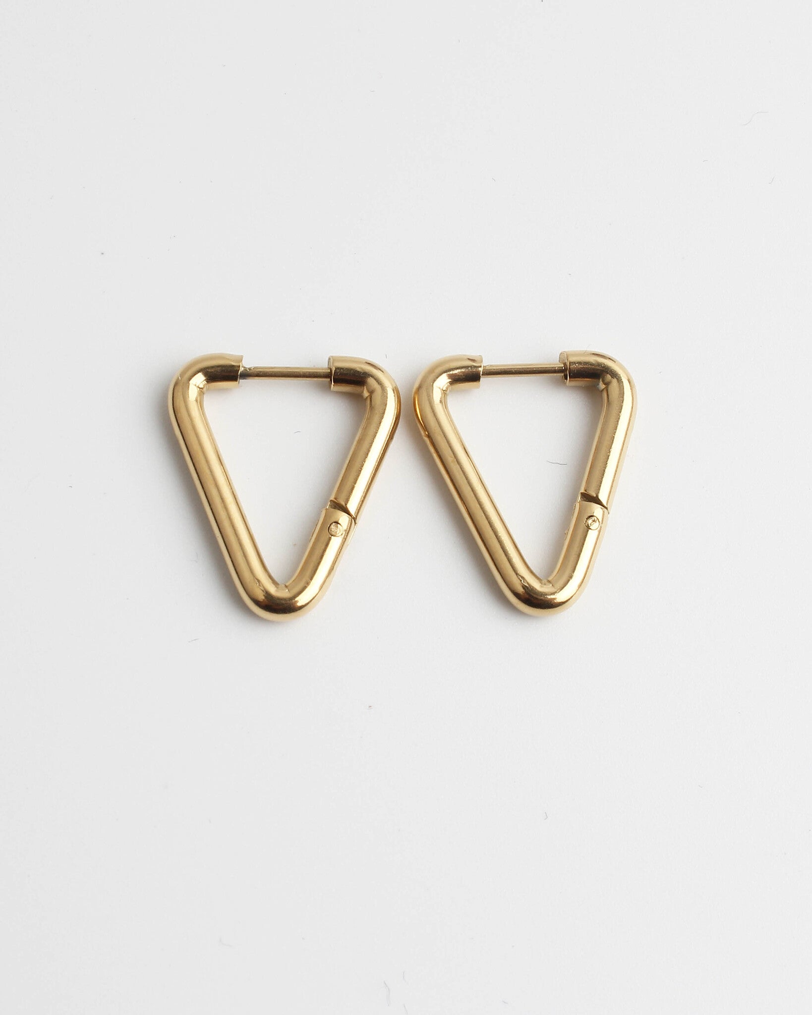 Petit triangle - Boucles d'oreilles - Acier inoxydable