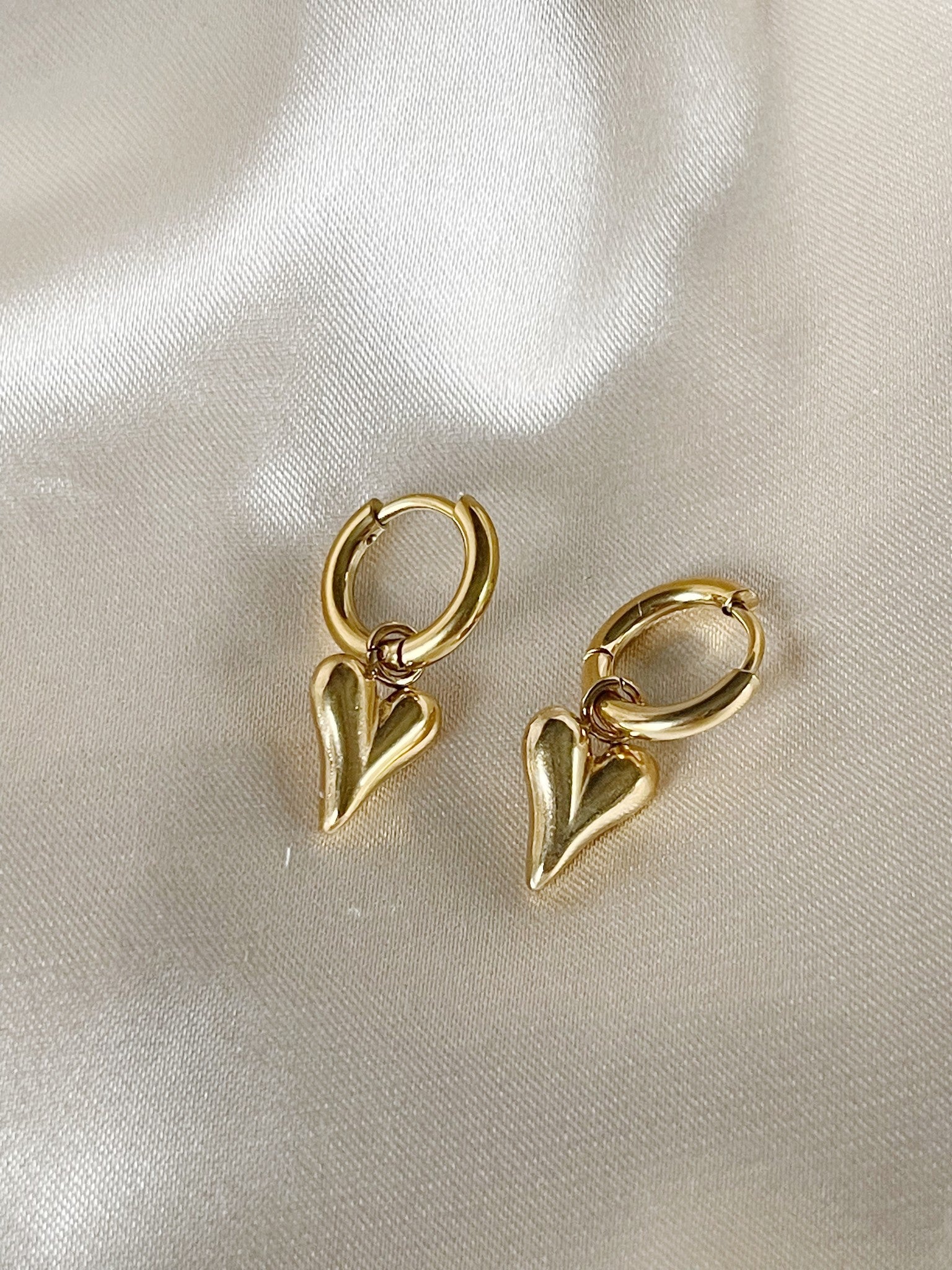 Coeur parfait - Boucles d'oreilles - Acier inoxydable