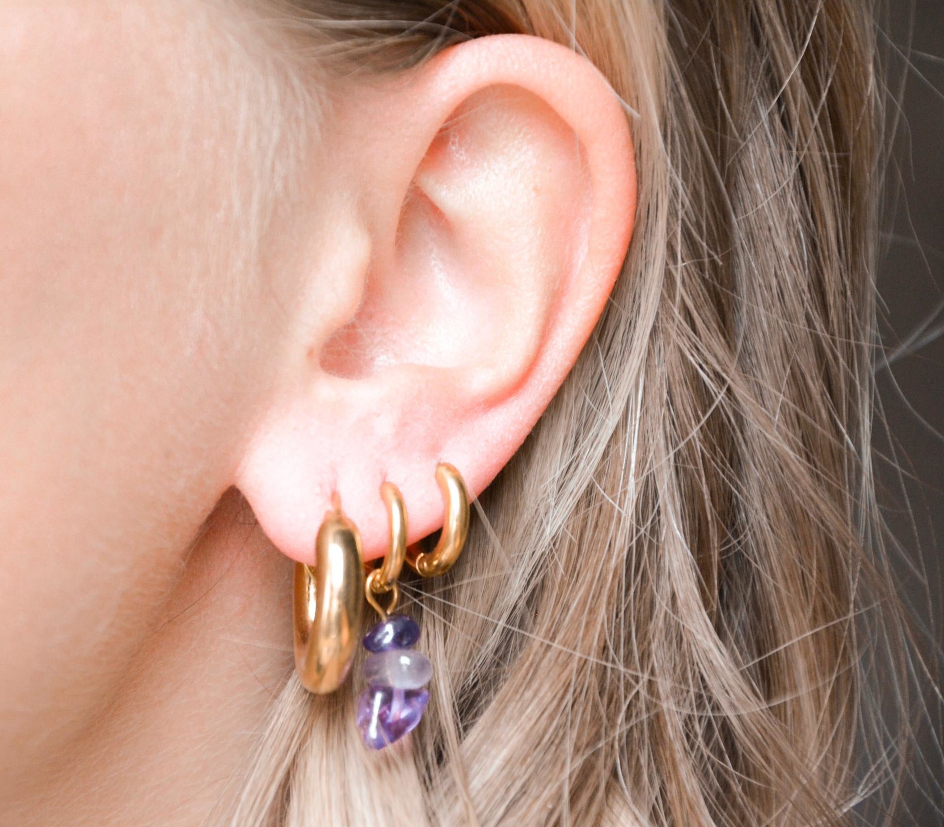 Dolce - Boucles d'oreilles - Acier inoxydable