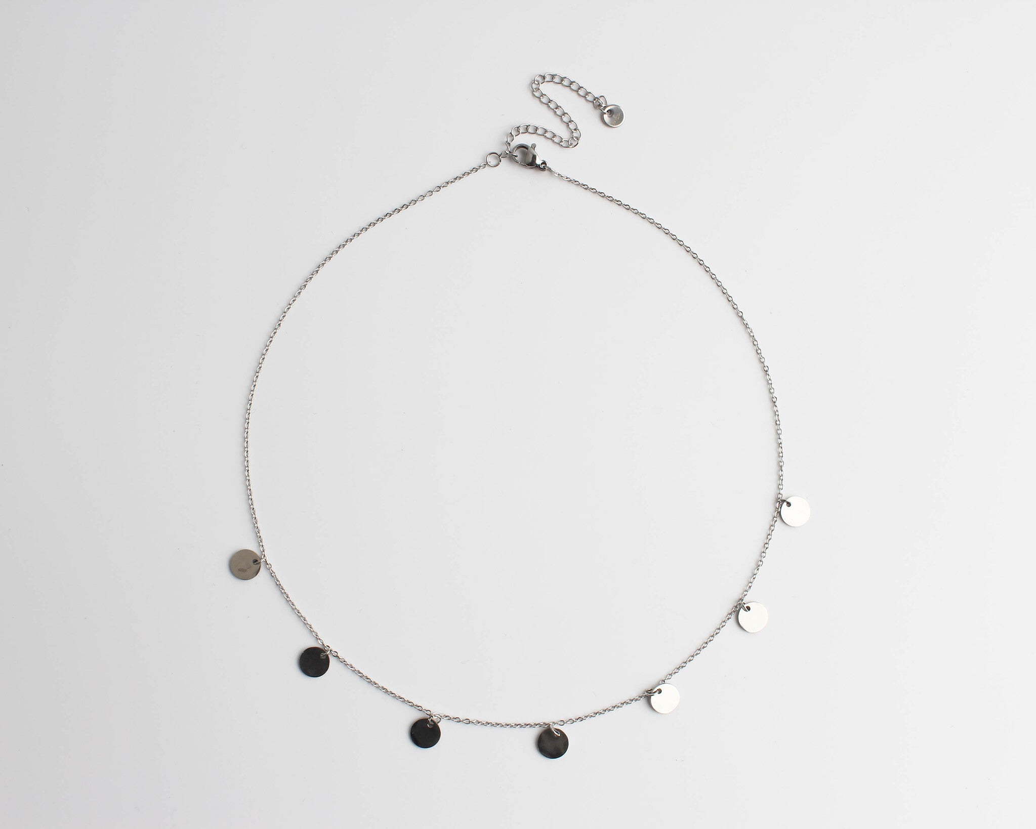 Pièces de monnaie - Collier - Acier inoxydable