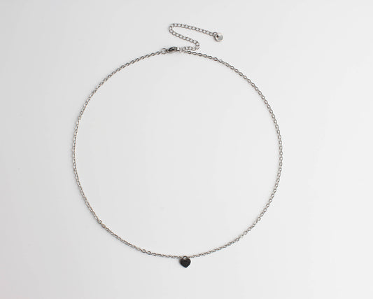 Coeur - Collier - Acier inoxydable