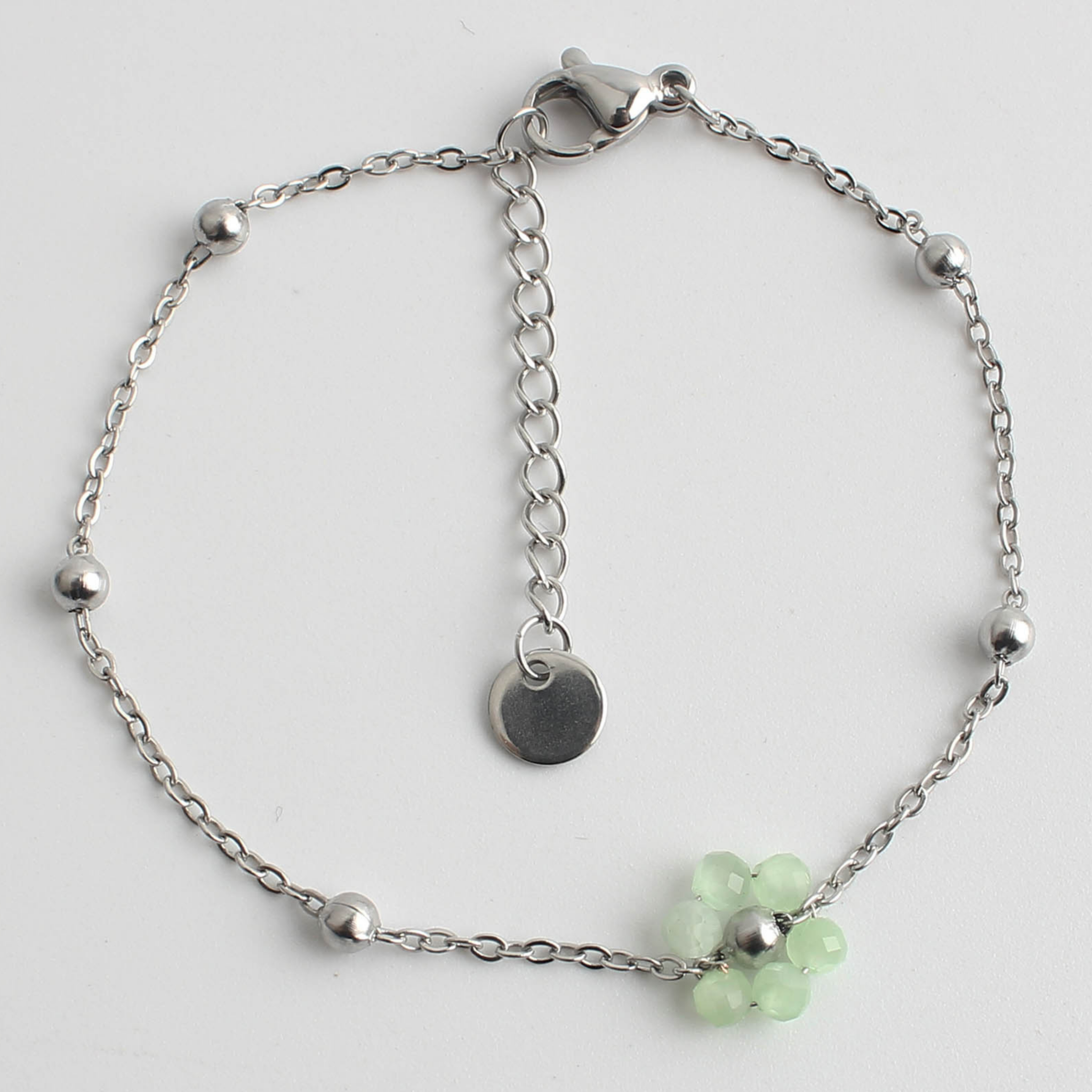 Fleur - Bracelet - Acier inoxydable