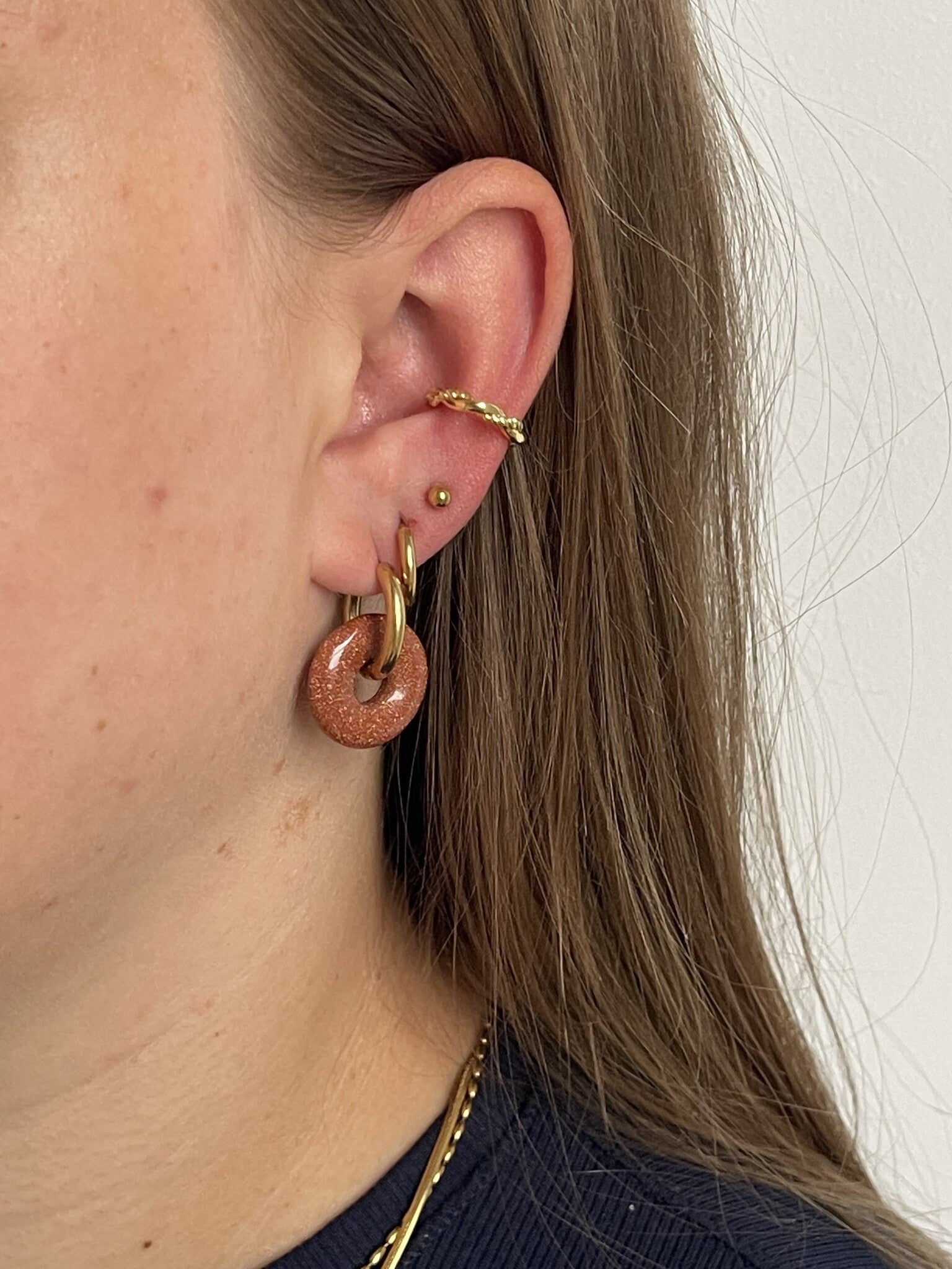 Alina - Boucle d'oreille - Acier inoxydable