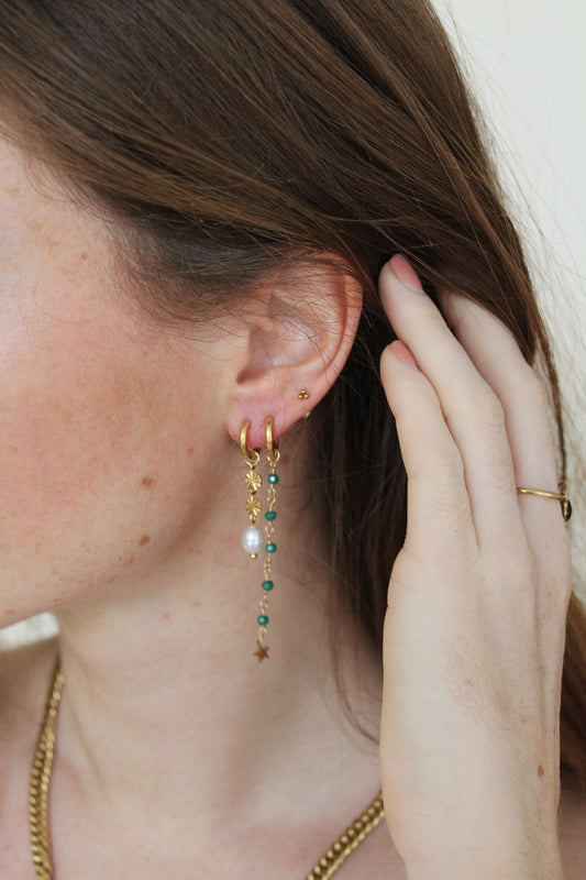 Shoot For The Stars - Boucles d'oreilles - Acier inoxydable