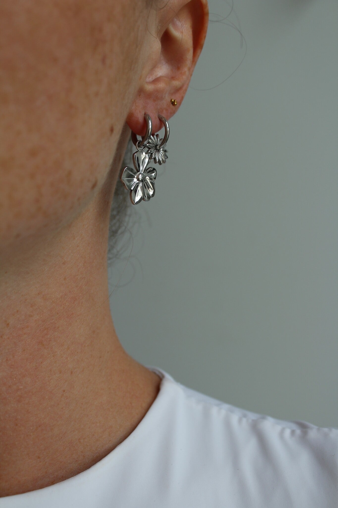 Petite Puck - Boucles d'oreilles - Acier inoxydable