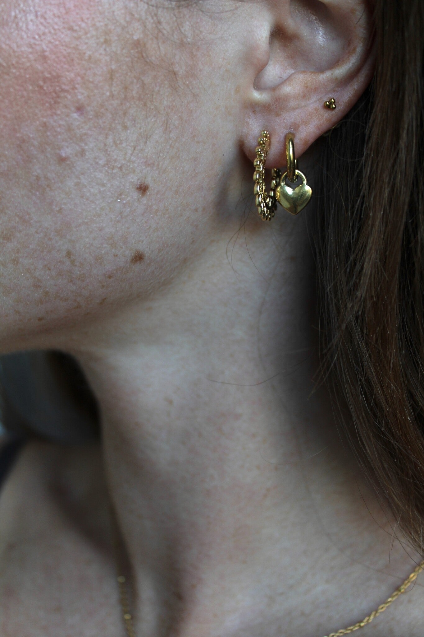 Big Leaf - Boucles d'oreilles - Acier inoxydable