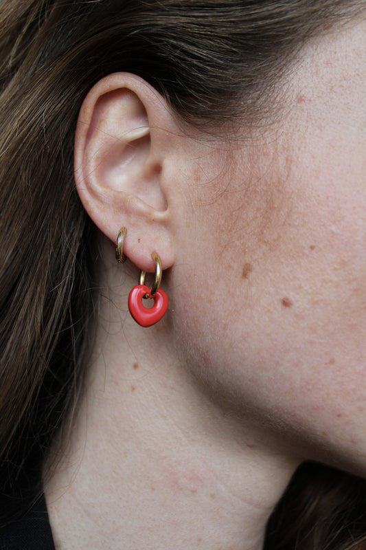 Beau - Boucles d'oreilles - Acier inoxydable