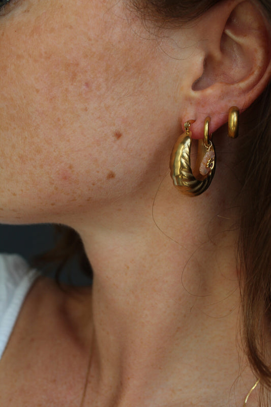 Anna - Boucles d'oreilles - Acier inoxydable