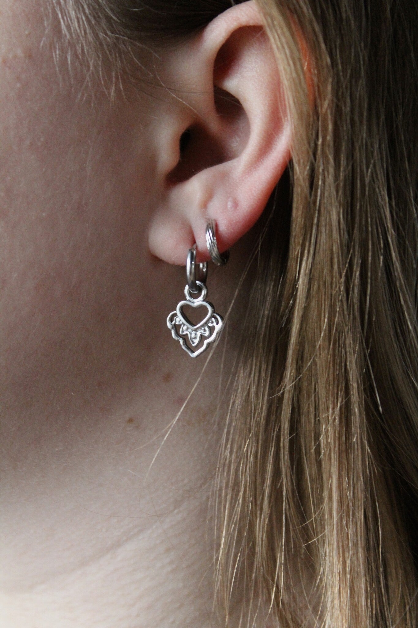 I Heart You - Boucles d'oreilles - Acier inoxydable