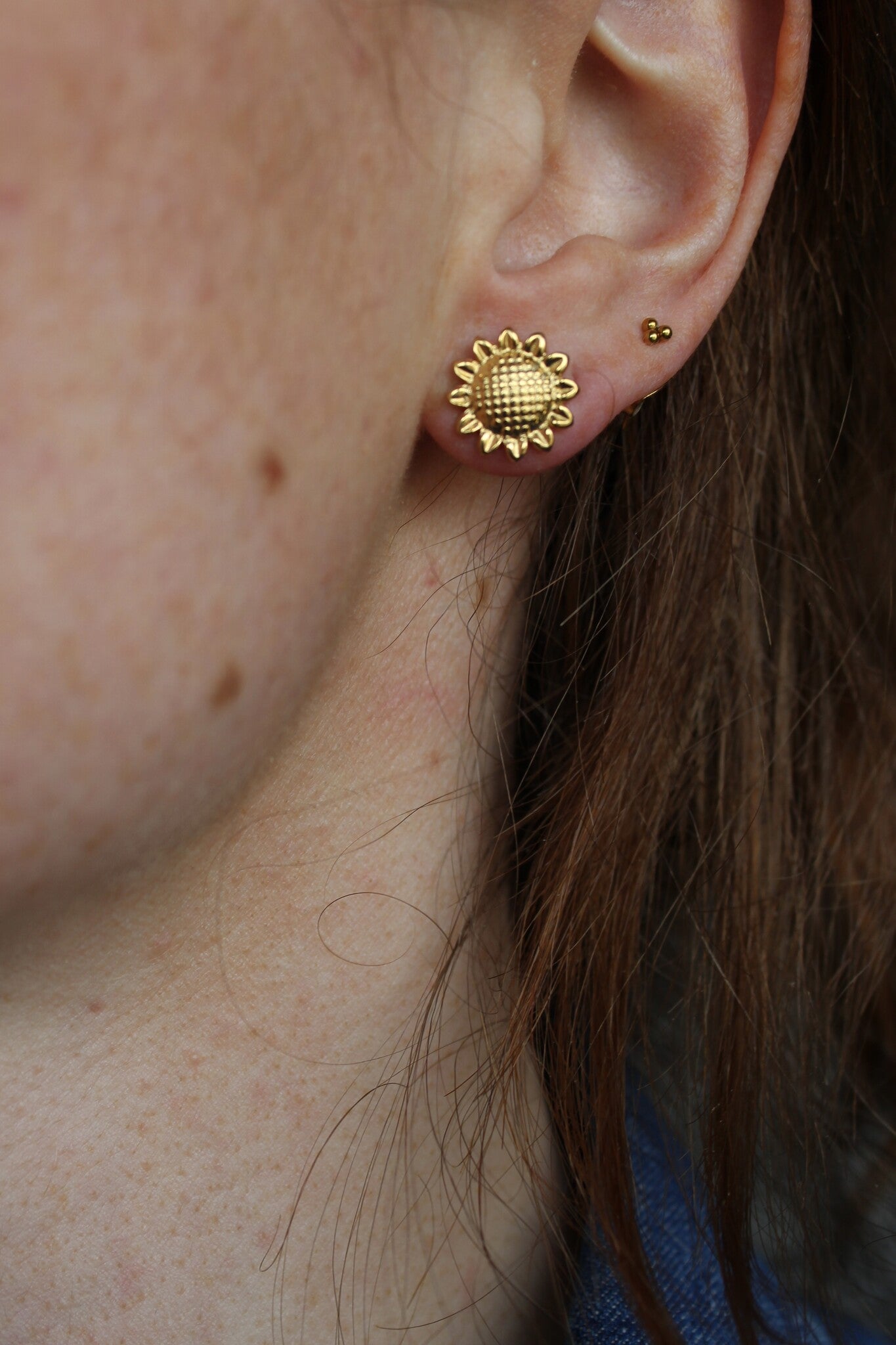 Sunny Flower - Boucles d'oreilles - Acier inoxydable