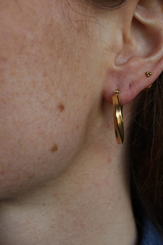 Jane - Boucles d'oreilles - Acier inoxydable