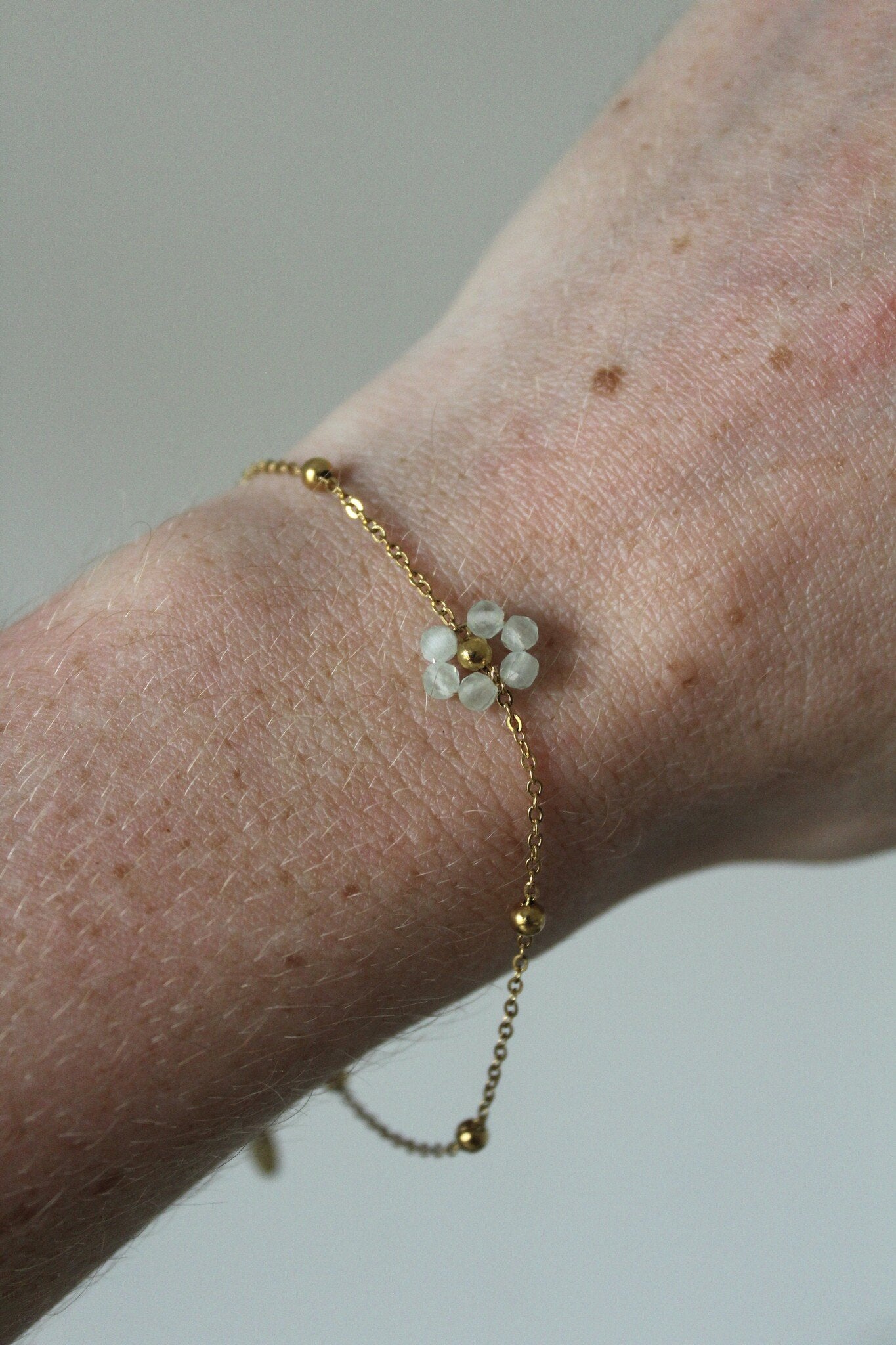 Fleur - Bracelet - Acier inoxydable