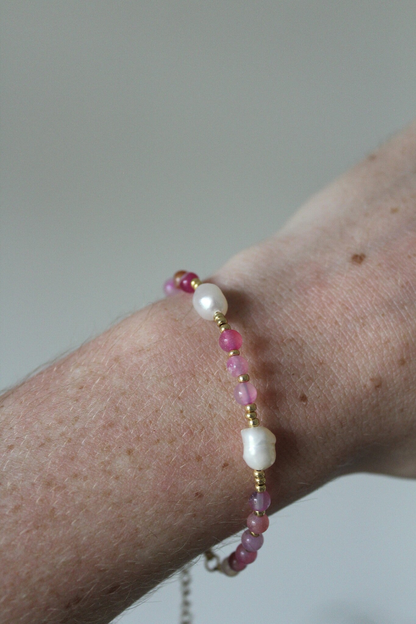 Kira - Bracelet - Acier inoxydable - Pierre naturelle