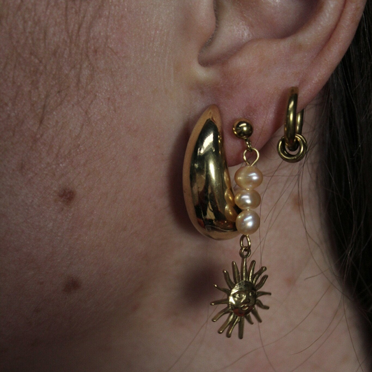 Ilja - Boucles d'oreilles - Acier inoxydable