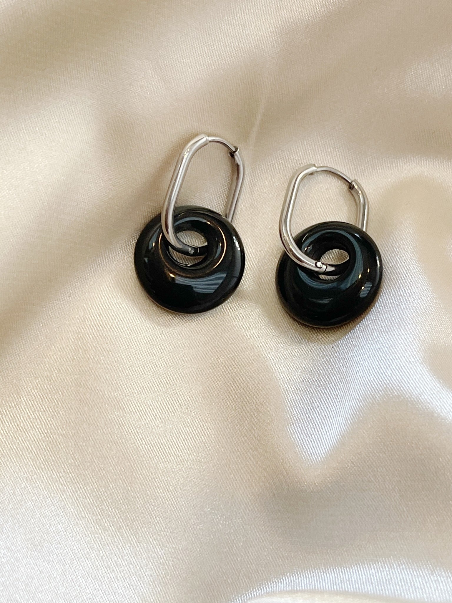 Tirza - Boucles d'oreilles - Pierre naturelle - Acier inoxydable