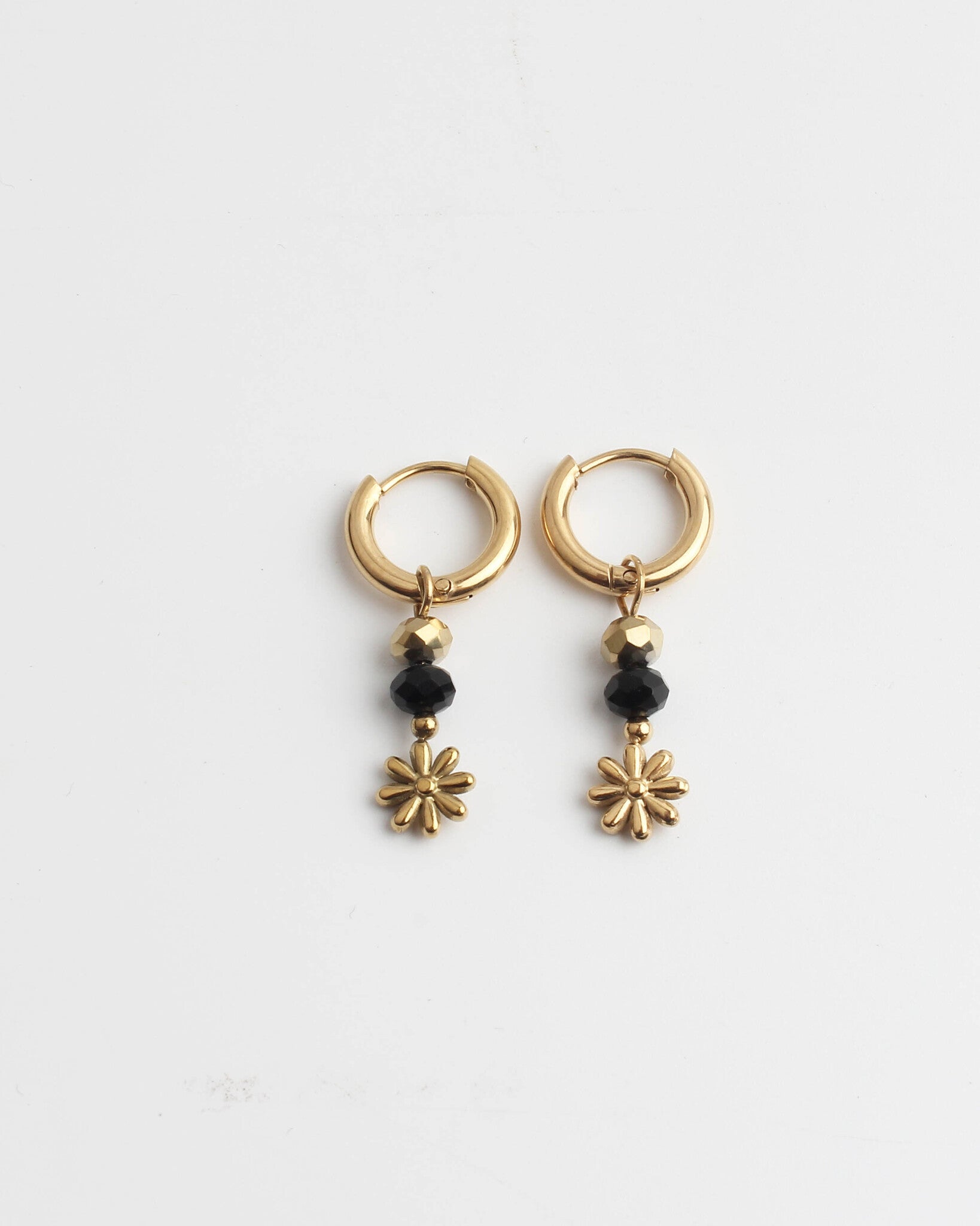 Fleur Sauvage - Boucles d'oreilles - Acier inoxydable