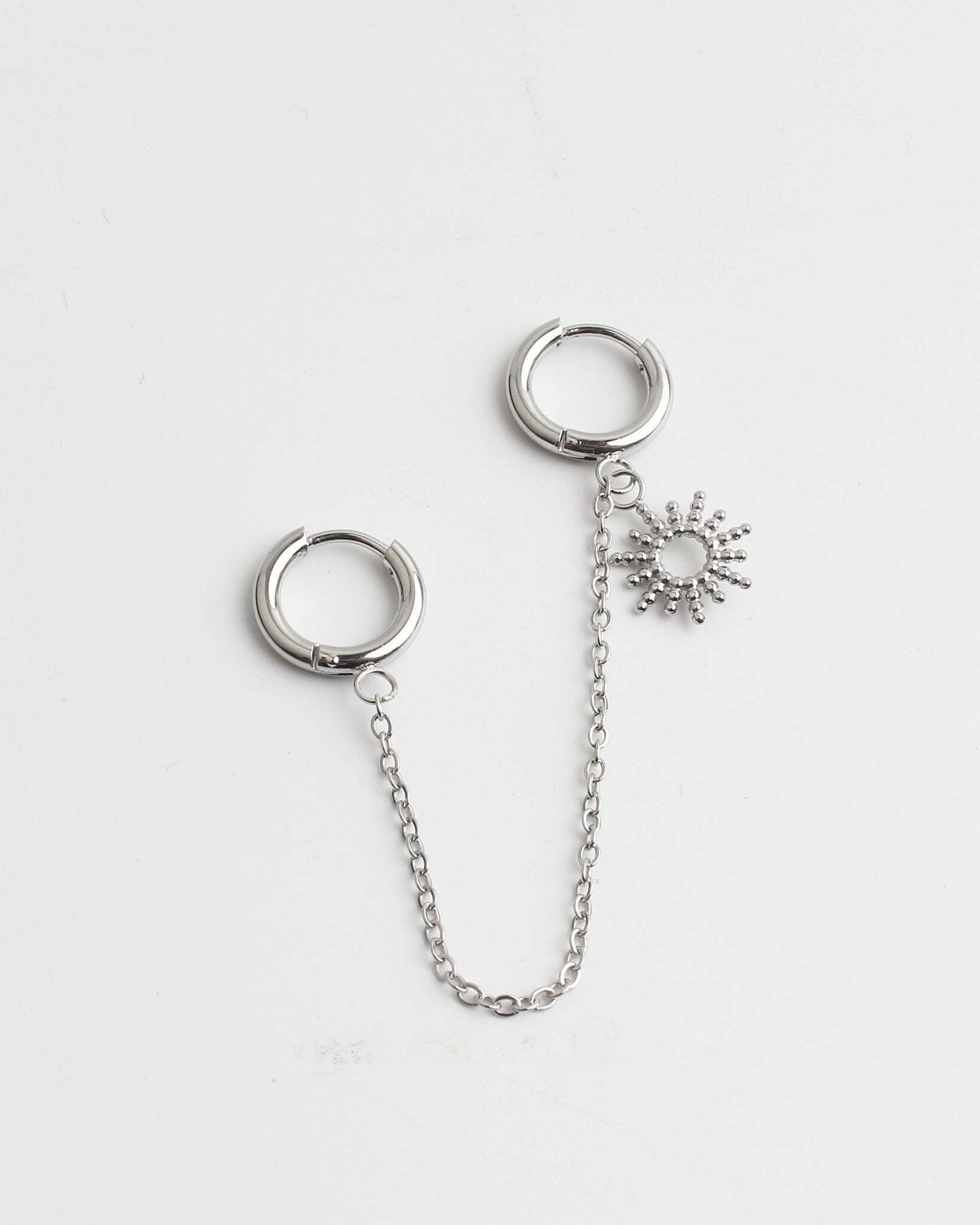 Here Comes The Sun - Boucle d'oreille double - Acier inoxydable