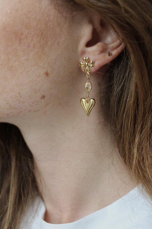 Kathelijne - Boucles d'oreilles - Acier inoxydable