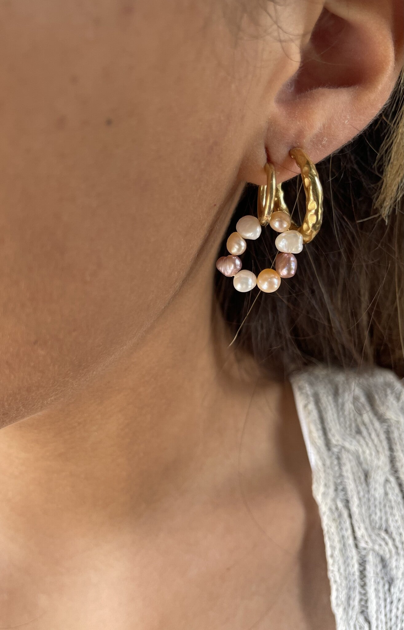 Ella - Boucles d'oreilles - Acier inoxydable