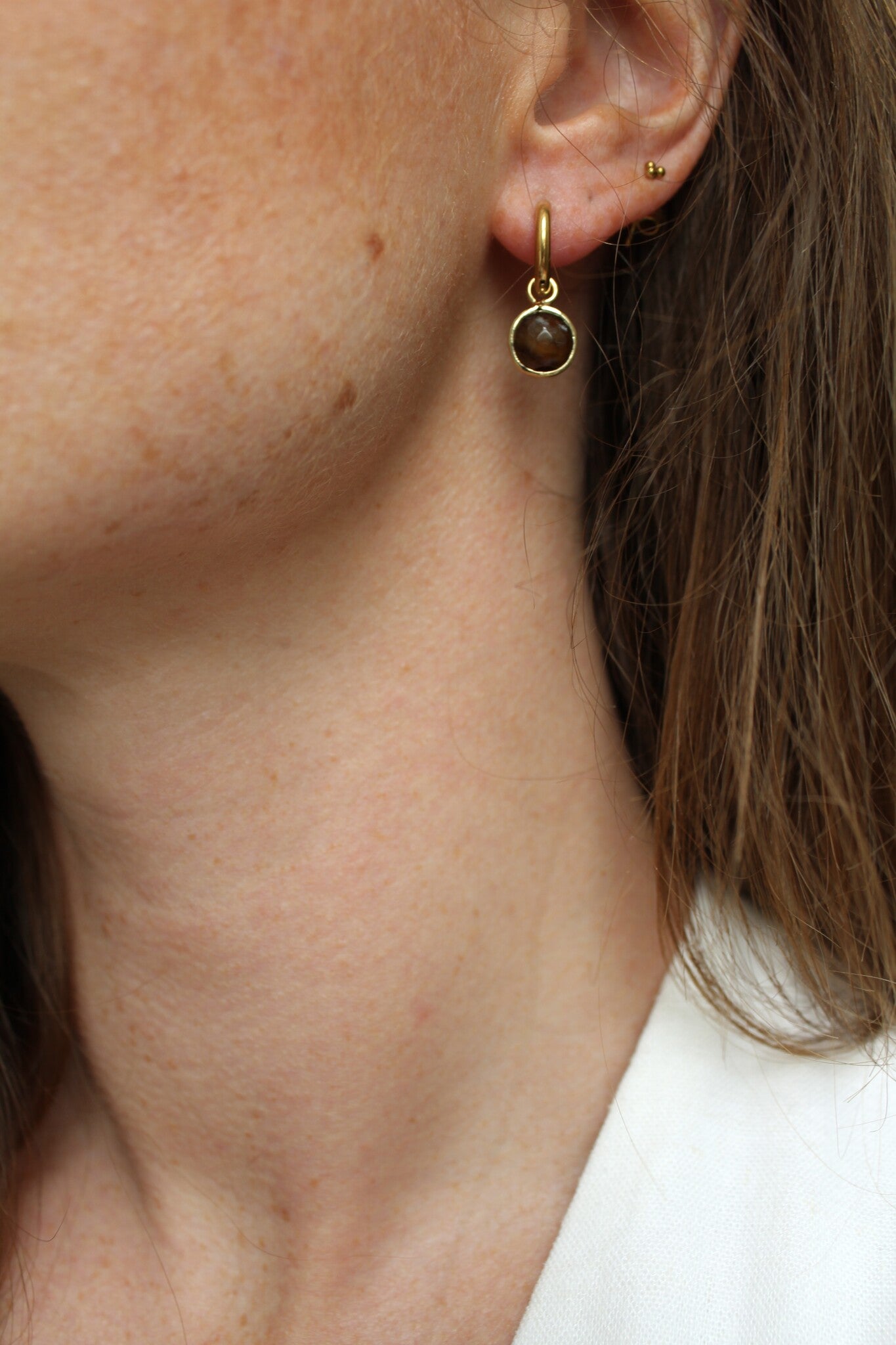 Saar - Boucles d'oreilles - Acier inoxydable