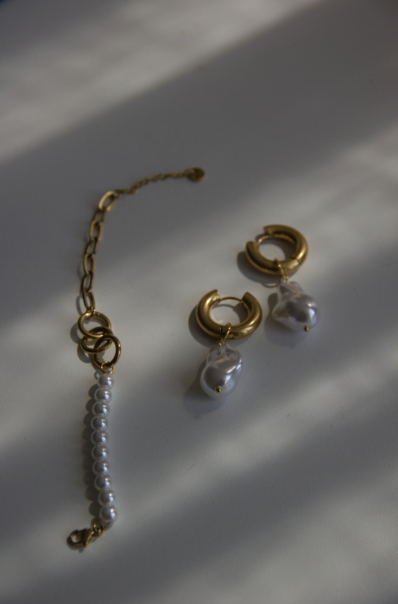 Perles et chaînes - Bracelet - Acier inoxydable