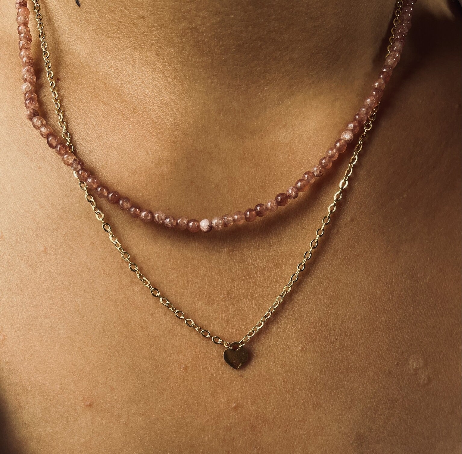 Coeur - Collier - Acier inoxydable