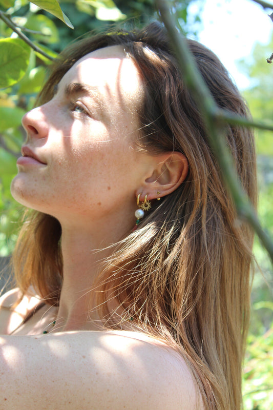 Here Comes The Sun - Boucles d'oreilles - Acier inoxydable