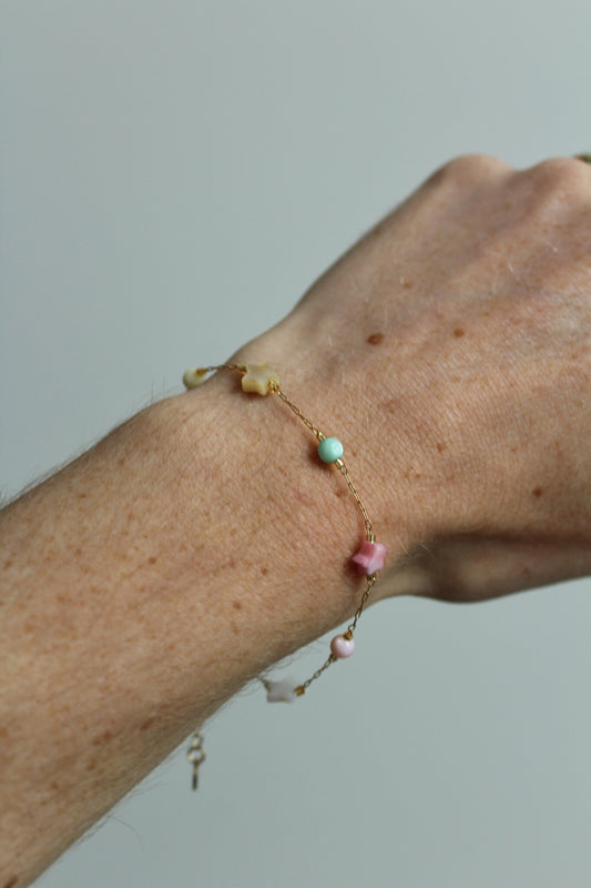 Étoile arc-en-ciel - Bracelet - Acier inoxydable