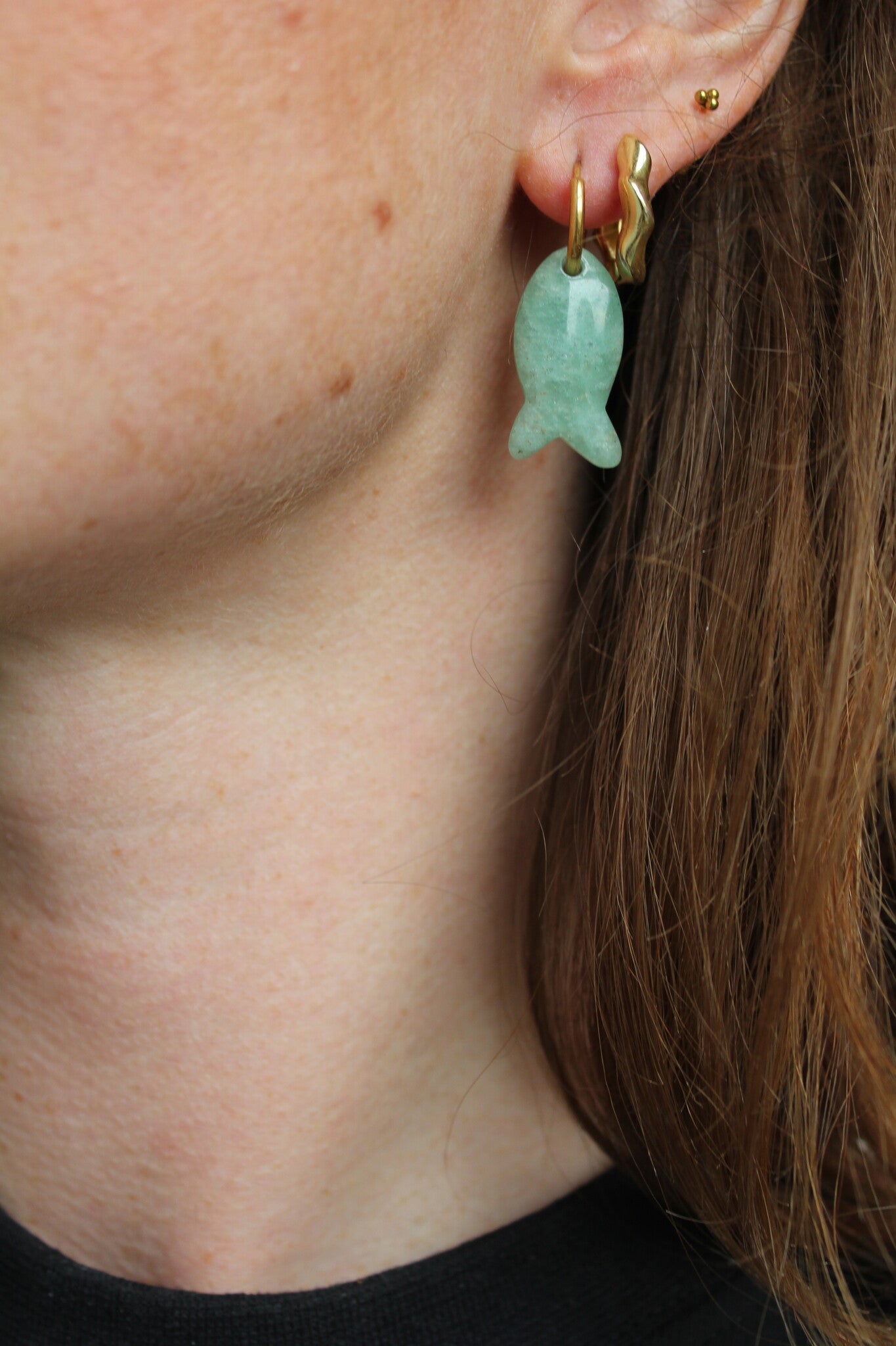 Salvy - Boucles d'oreilles - Acier inoxydable