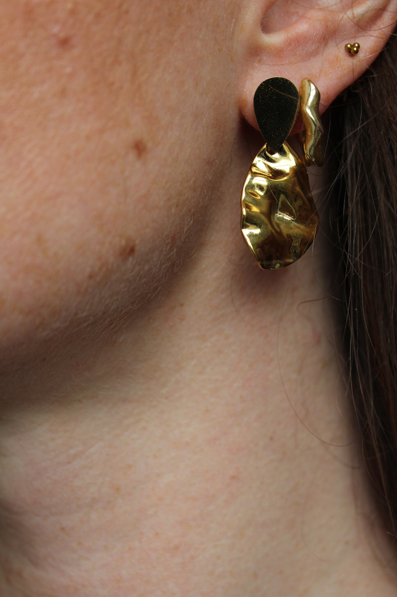 Fontaine - Boucles d'oreilles - Acier inoxydable