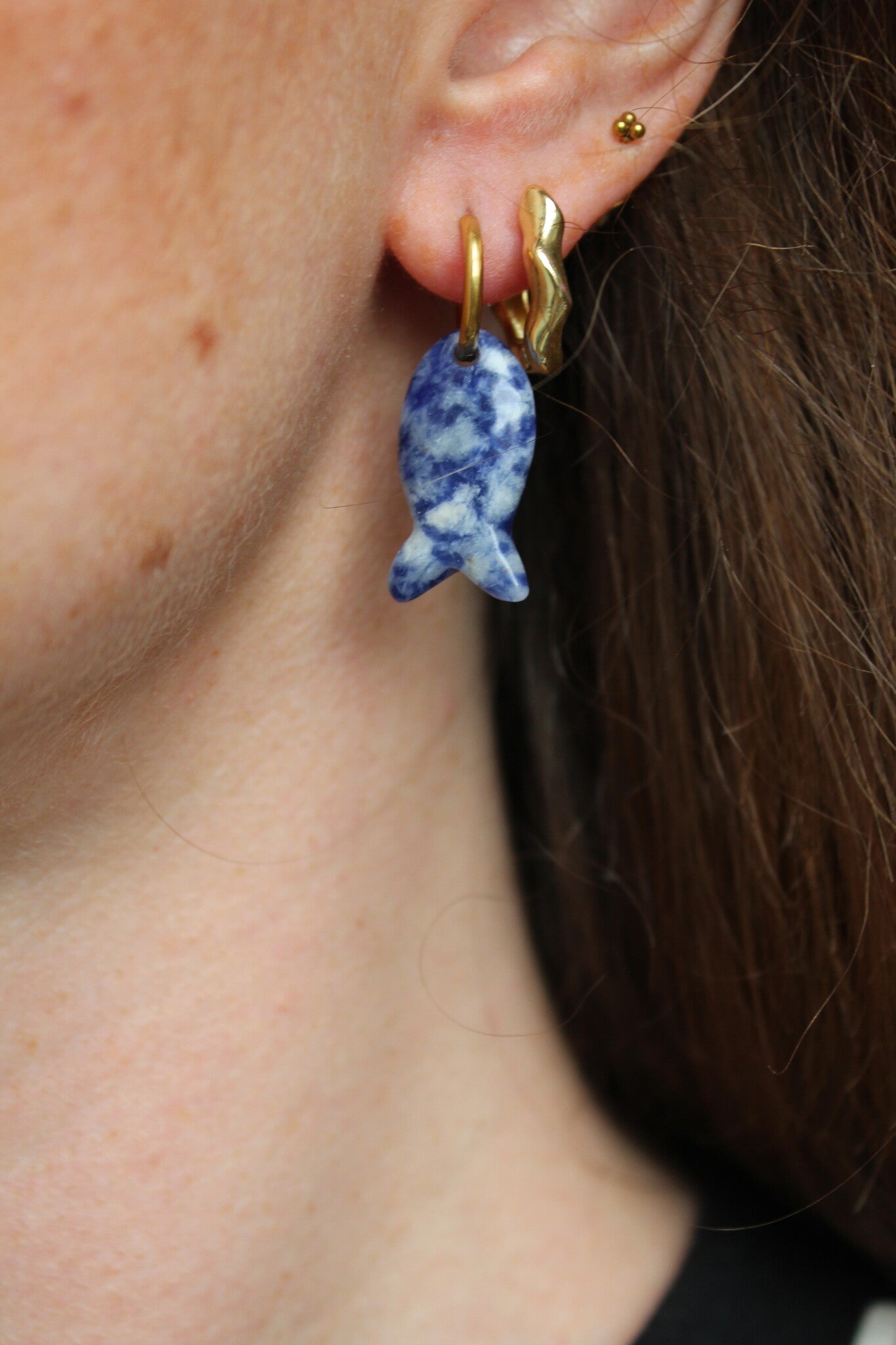 Salvy - Boucles d'oreilles - Acier inoxydable