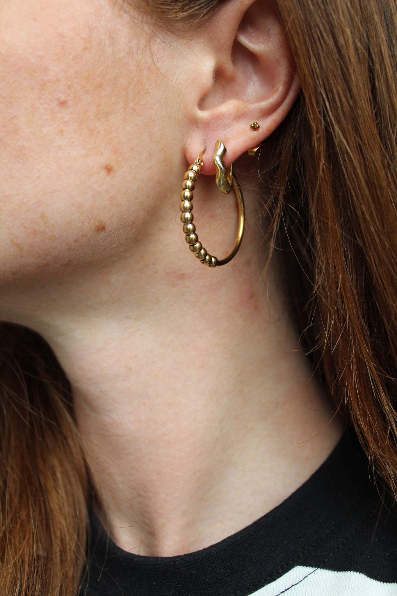 Dotted - Boucles d'oreilles - Acier inoxydable