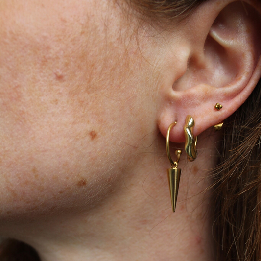 Spikey - Boucles d'oreilles - Acier inoxydable