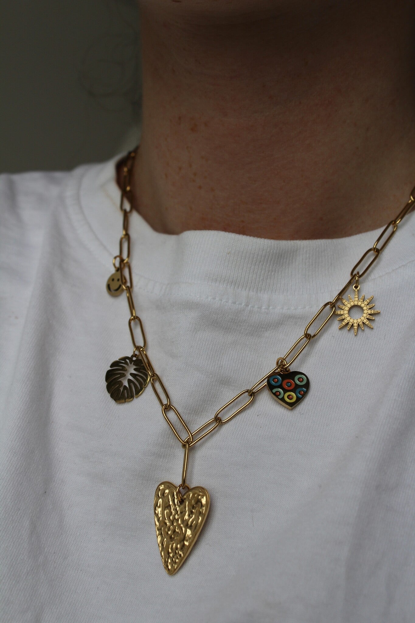 Coeurs d'été - Collier - Acier inoxydable