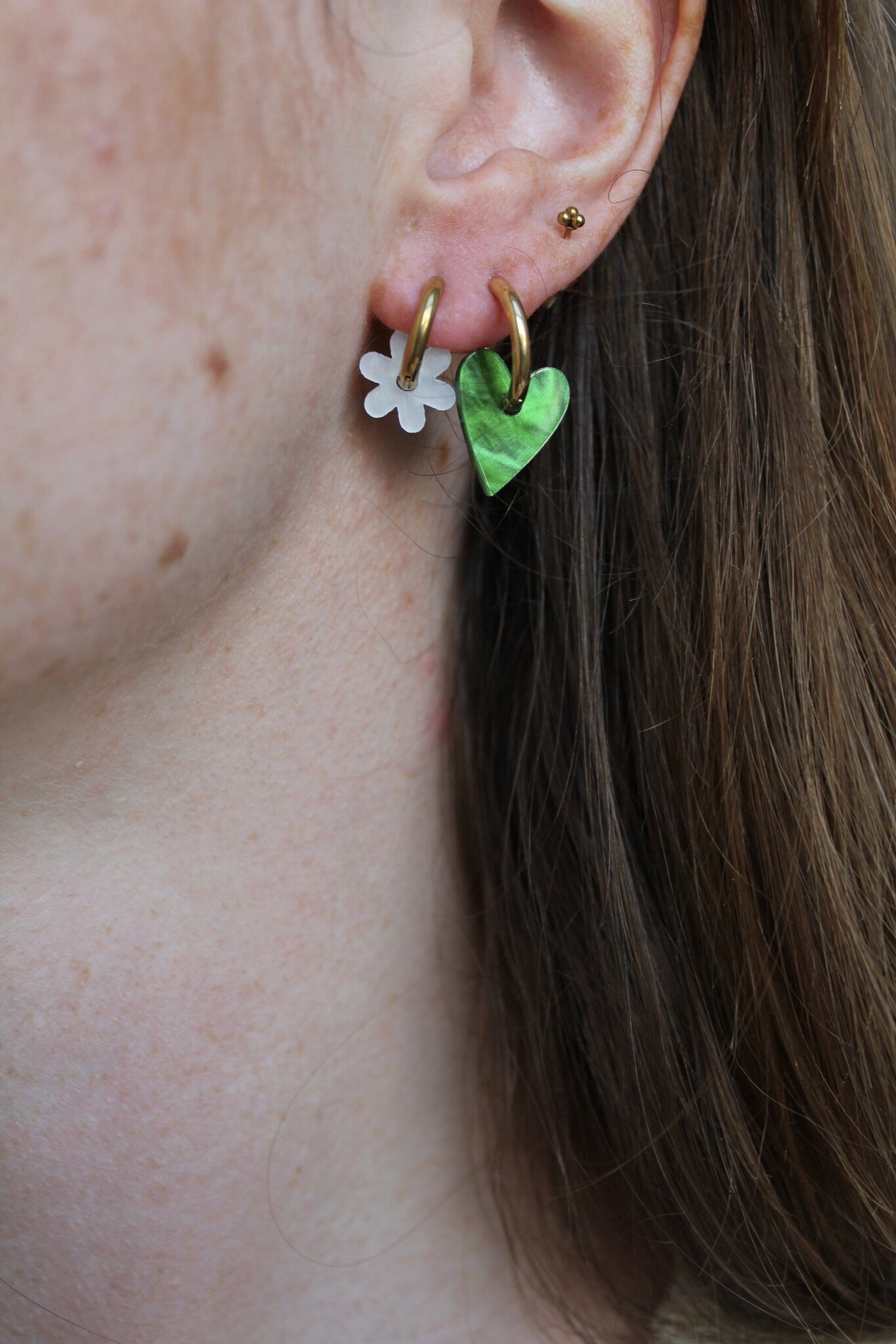 Hanne - Boucles d'oreilles - Acier inoxydable