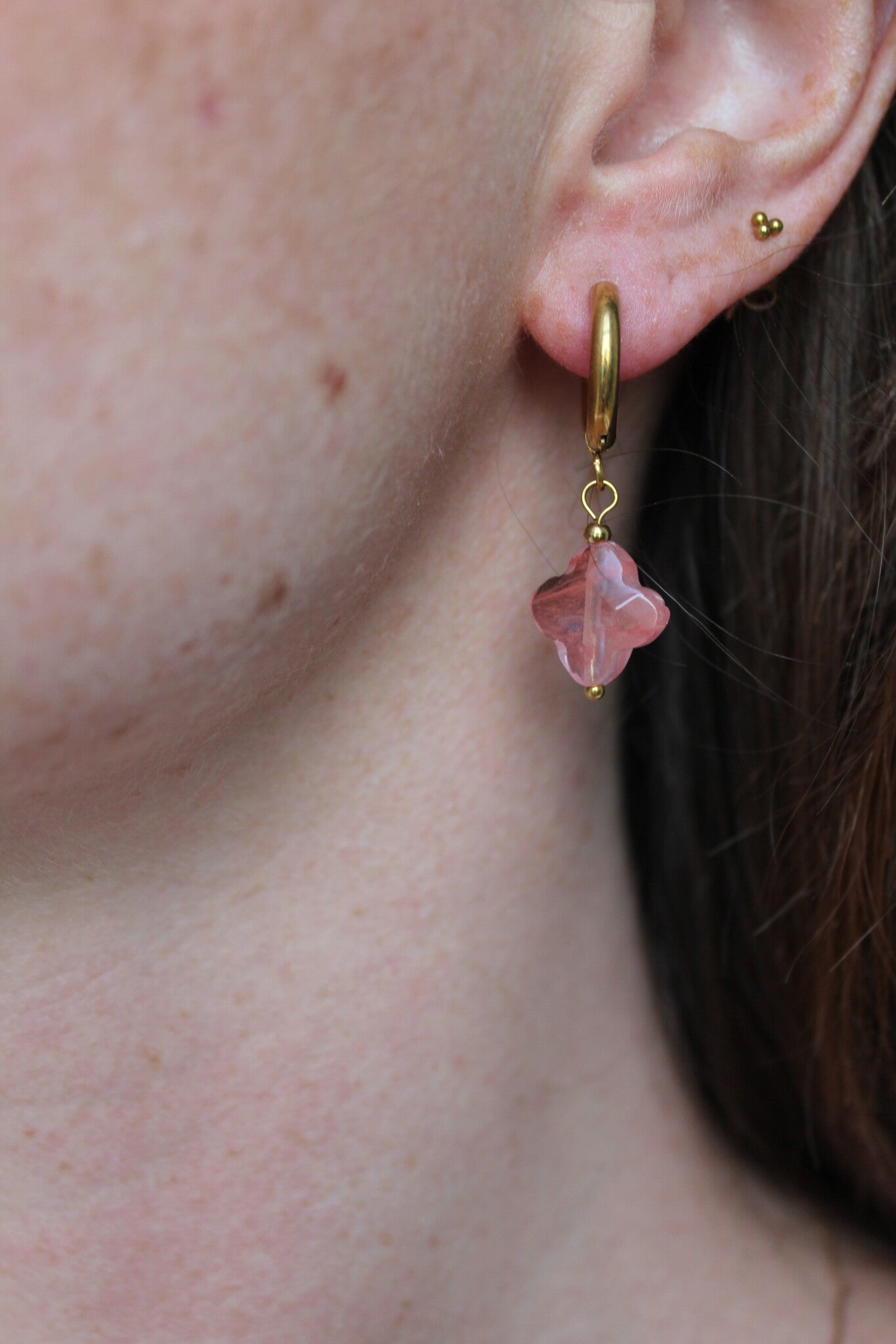 Lucky - Boucles d'oreilles - Acier inoxydable