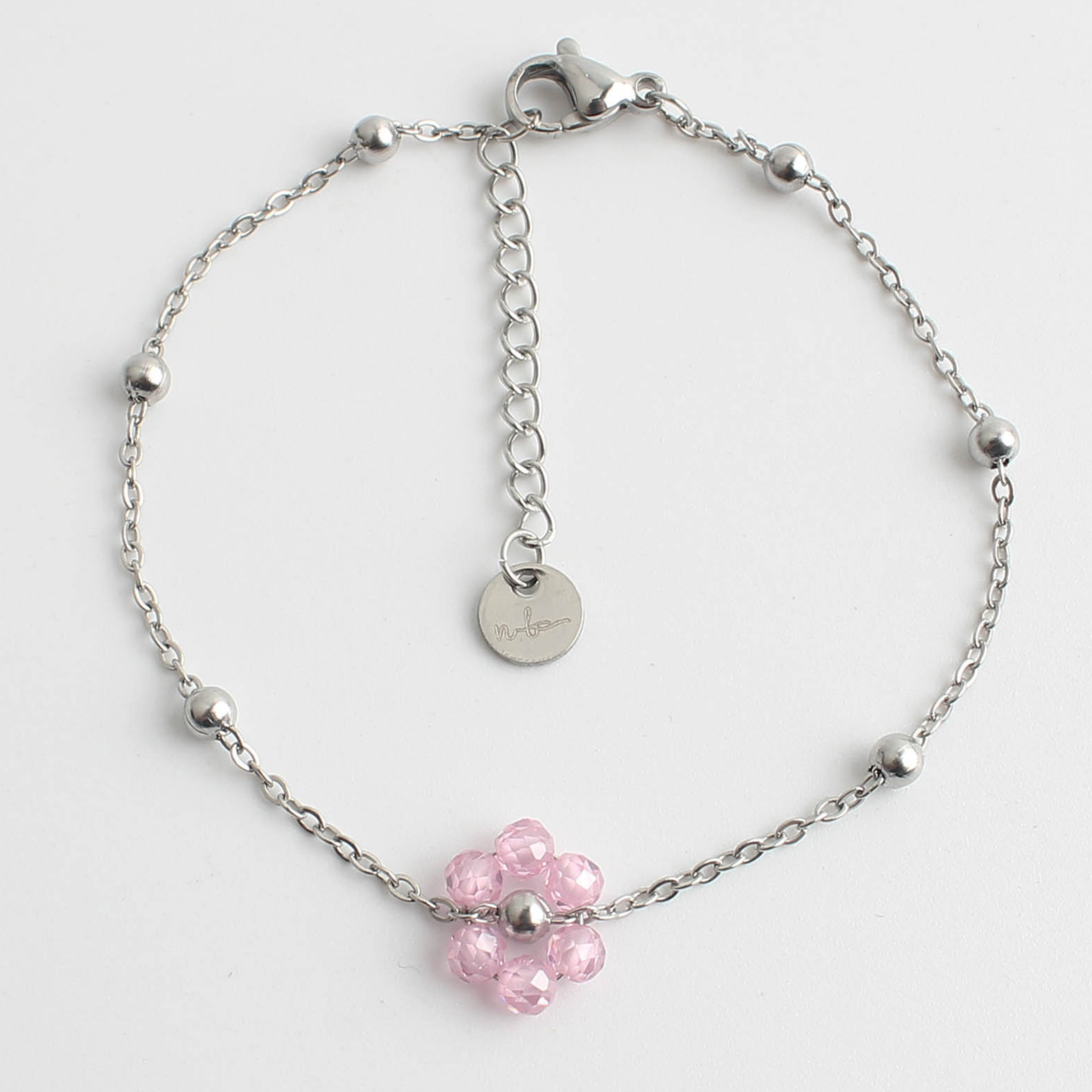 Fleur - Bracelet - Acier inoxydable