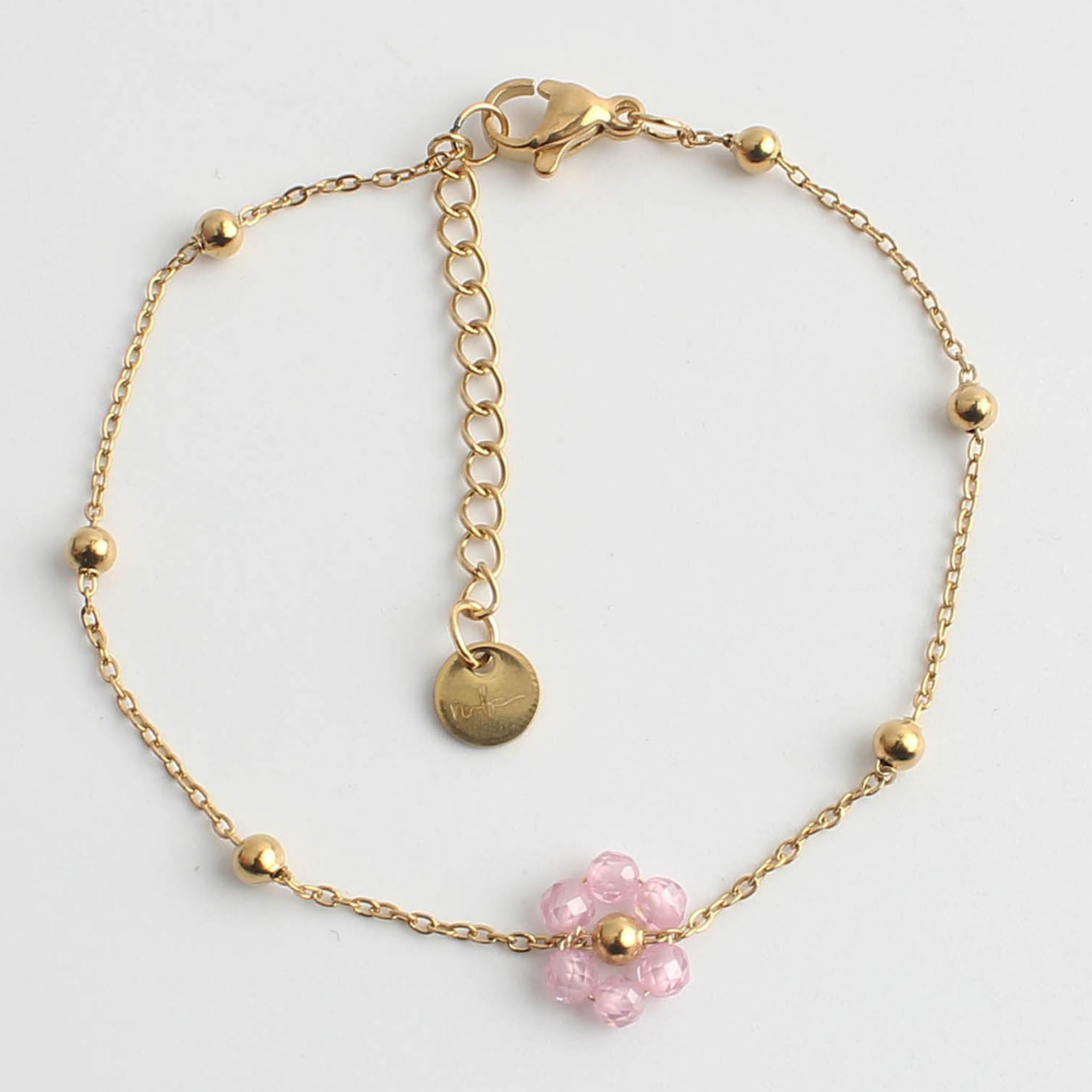 Fleur - Bracelet - Acier inoxydable