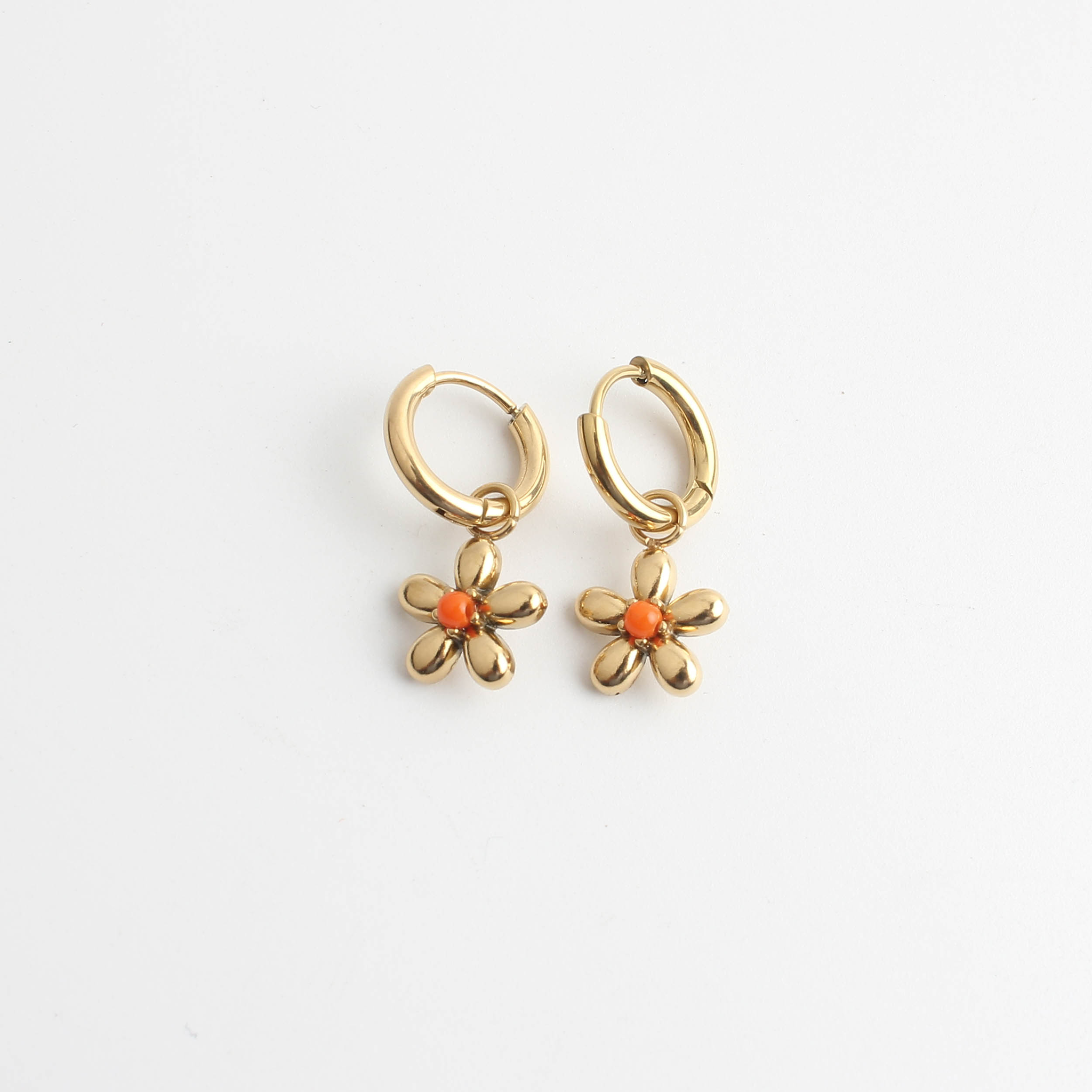 Poppy - Boucles d'oreilles - Acier inoxydable