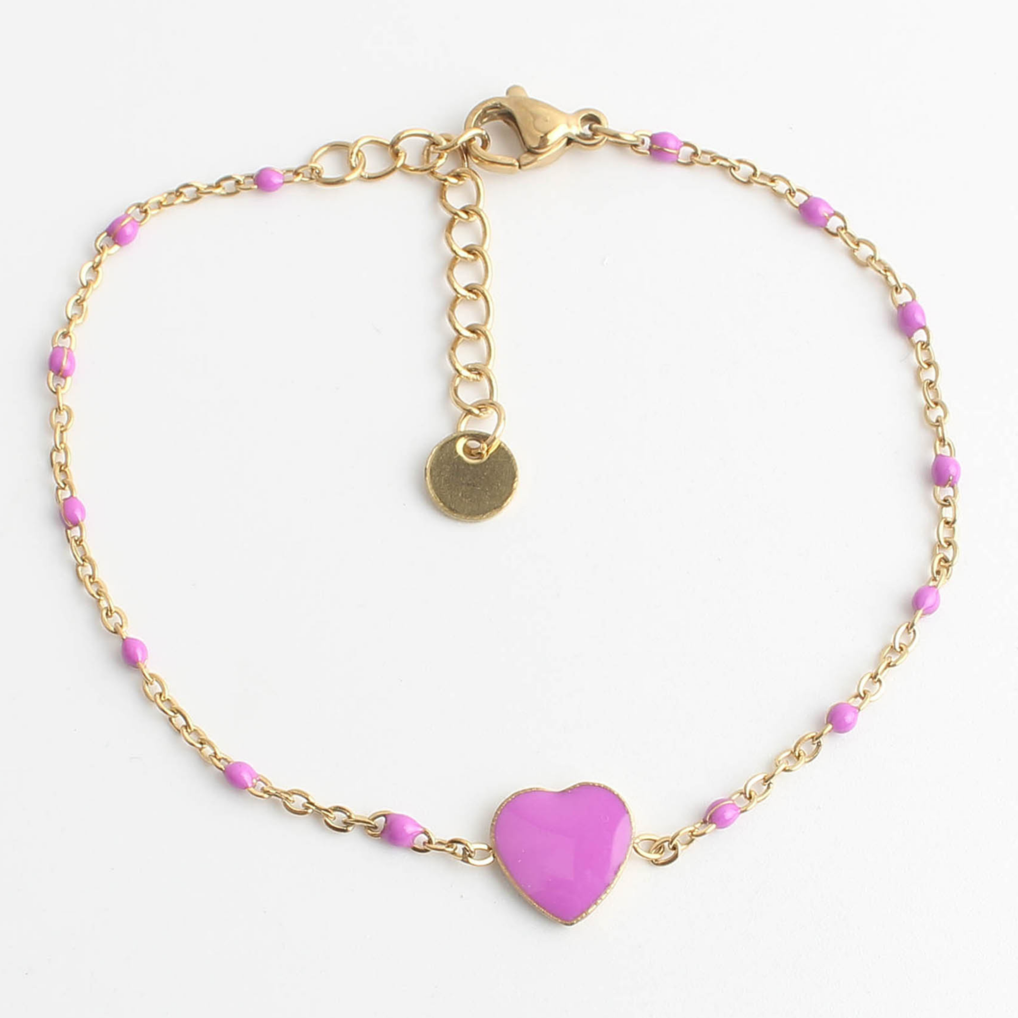 Coeur - Bracelet - Acier inoxydable