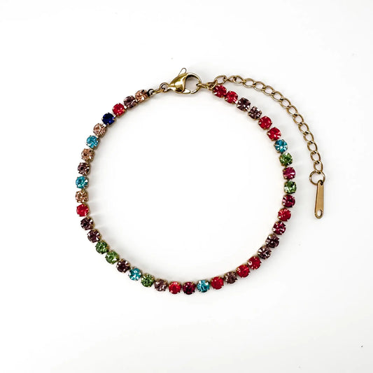 Paillettes arc-en-ciel - Bracelet - Acier inoxydable